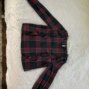 MARSHALLS flannel blouse